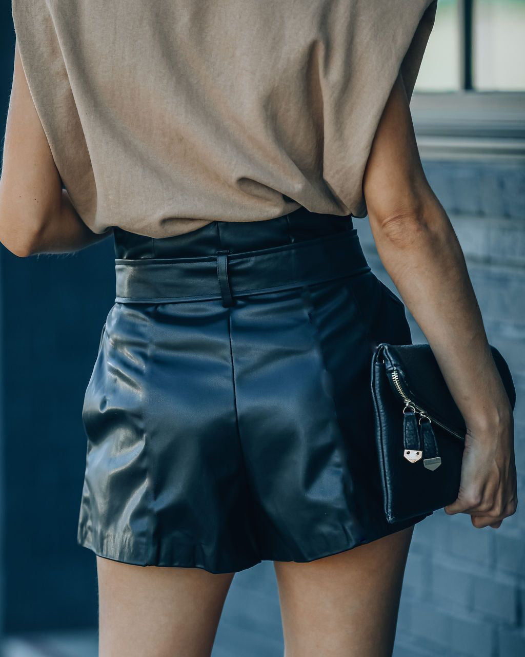 Morena Leather Short