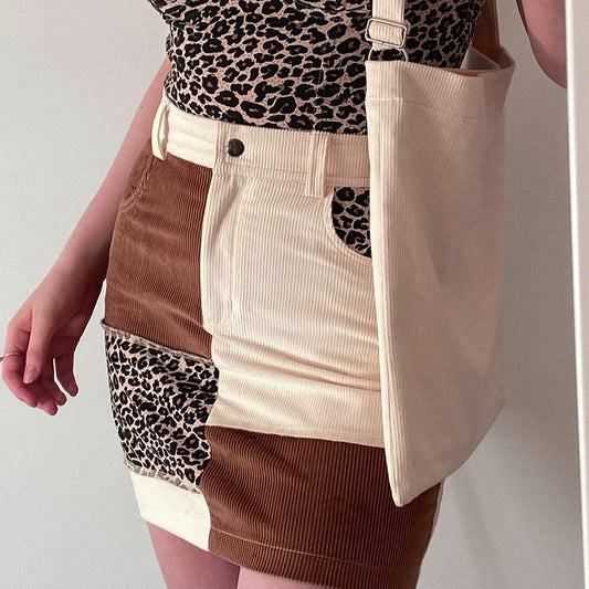 Leopard Short Skirt